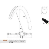 Mavic Ksyrium Pro Carbon Ust Disc 20 Framfälg Mavic Ksyrium Pro Carbon Ust Disc 20 Framfälg