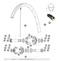 Mavic Ksyrium Pro Disc 17c Framfälg