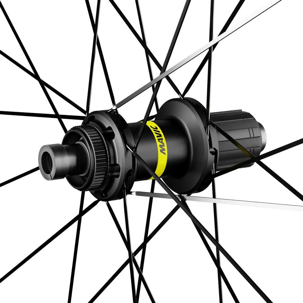 Mavic Ksyrium S Cl Disc Tubeless Landsvägscykelns Bakhjul, Black, 9/12 x 135/142mm, Shimano/Sram HG Mavic Ksyrium S Cl Disc Tubeless Landsvägscykelns Bakhjul, Black, 9/12 x 135/142mm, Shimano/Sram HG