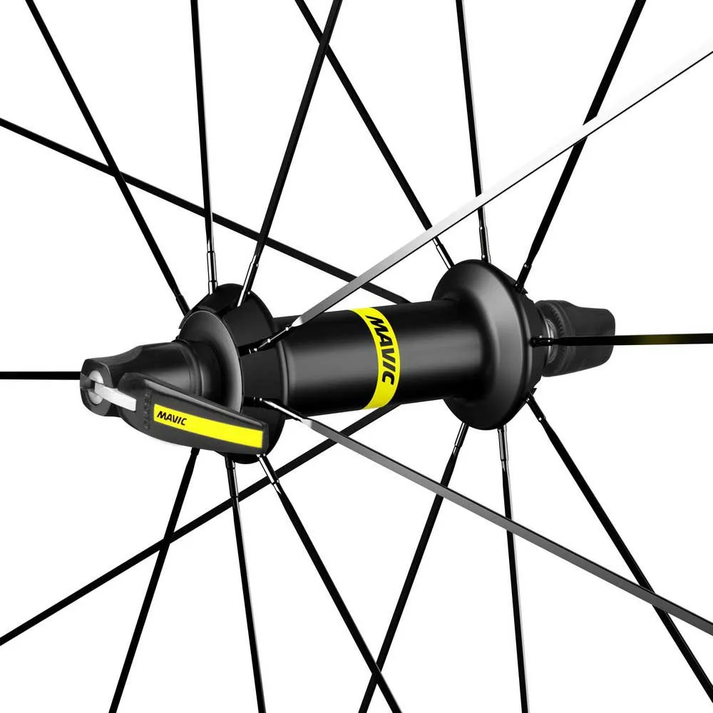 Mavic Ksyrium S Tubeless Framhjul För Landsvägscykel, Black, 9/12 x 100mm