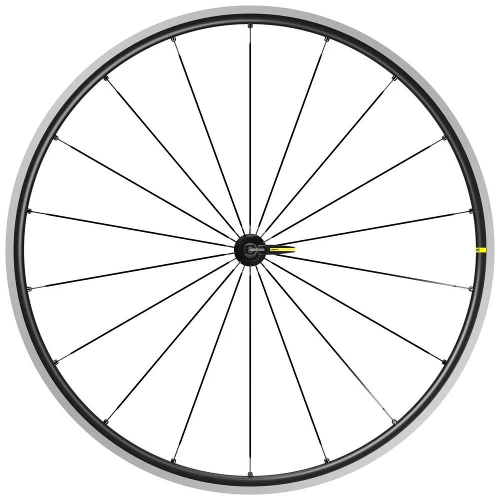 Mavic Ksyrium S Tubeless Framhjul För Landsvägscykel, Black, 9/12 x 100mm