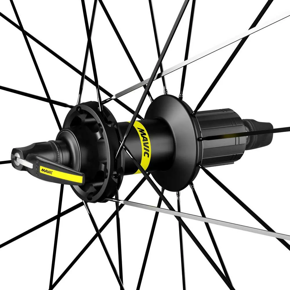Mavic Ksyrium S Tubeless Landsvägscykelns Bakhjul, Black, 9/12 x 135/142mm, Shimano/Sram HG Mavic Ksyrium S Tubeless Landsvägscykelns Bakhjul, Black, 9/12 x 135/142mm, Shimano/Sram HG