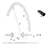 Mavic Ksyrium Sls Tubular Framfälg Mavic Ksyrium Sls Tubular Framfälg
