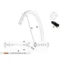 Mavic Ksyrium Ust 19/20 Framfälg, Black, 700 - 28" 18H