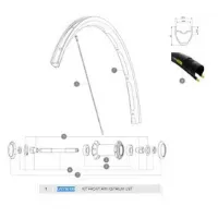 Mavic Ksyrium Ust Framfälg Mavic Ksyrium Ust Framfälg