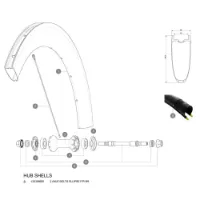 Mavic M9 Ellipse Mutter 2 Enheter Mavic M9 Ellipse Mutter 2 Enheter