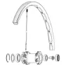 Mavic Monteringssats För Supermax-hjul, Black, One Size