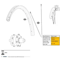 Mavic Pro Carbon Ebm X20 Bakfälg Mavic Pro Carbon Ebm X20 Bakfälg