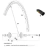 Mavic R-sys/ksyrium Sl/sls 2013 Framhjulsaxel, Black, One Size