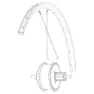 Mavic Rear Aksium Elite Evo Ust Disc Ebm Landsvägscykelfälg, Black, 700 - 28"