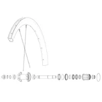 Mavic Rear Cosmic Sl 40 Rb Landsvägscykelfälg