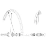 Mavic Rear Ksyrium Sl Rb Landsvägscykelfälg, Black, 700 - 28"
