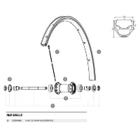 Mavic Rossland/xmax Enduro/cosmos 2/kys Equipe Framhjulsaxel Mavic Rossland/xmax Enduro/cosmos 2/kys Equipe Framhjulsaxel