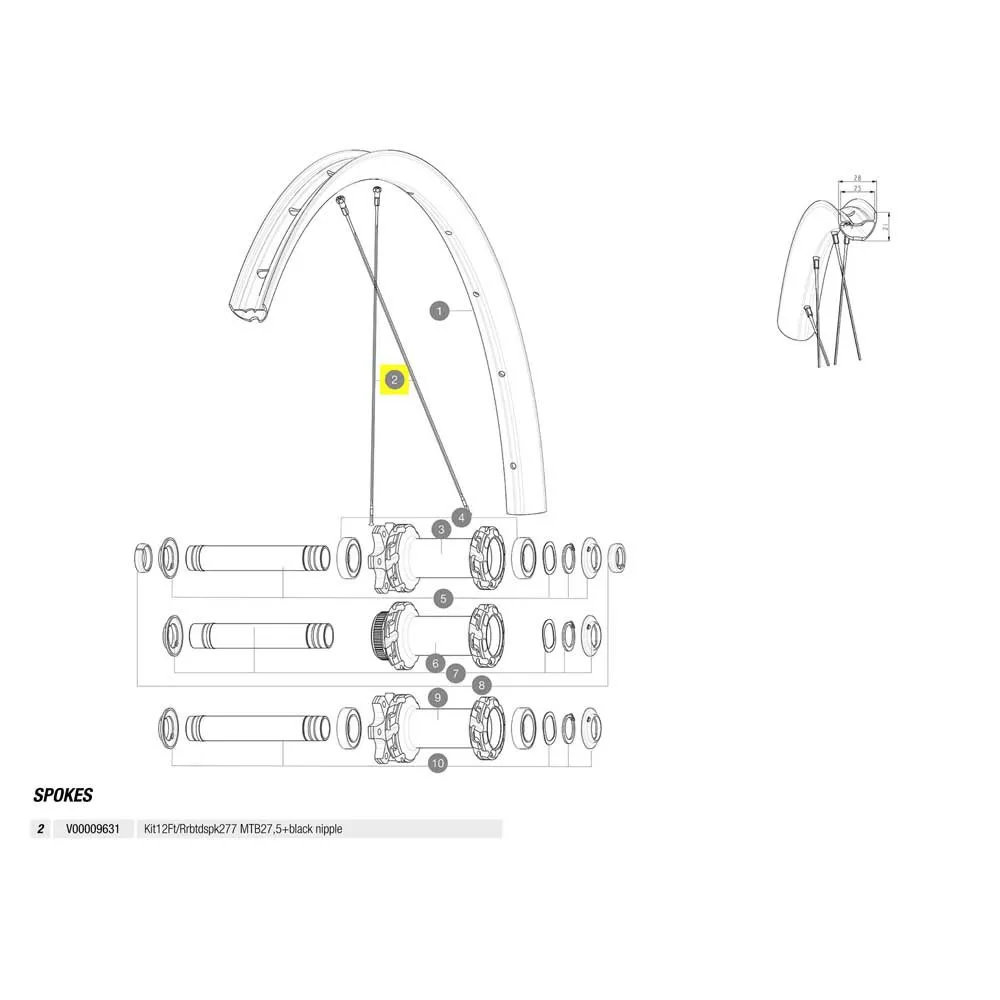Mavic Sft Ekrar 12 Enheter, Black, 298mm