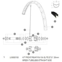 Mavic Xa Elite Tubeless Fälg