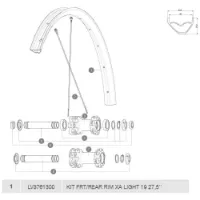 Mavic Xa Light 19 Fälg Mavic Xa Light 19 Fälg