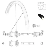 Mavic Xa Pro Carbon Bakfälg Mavic Xa Pro Carbon Bakfälg