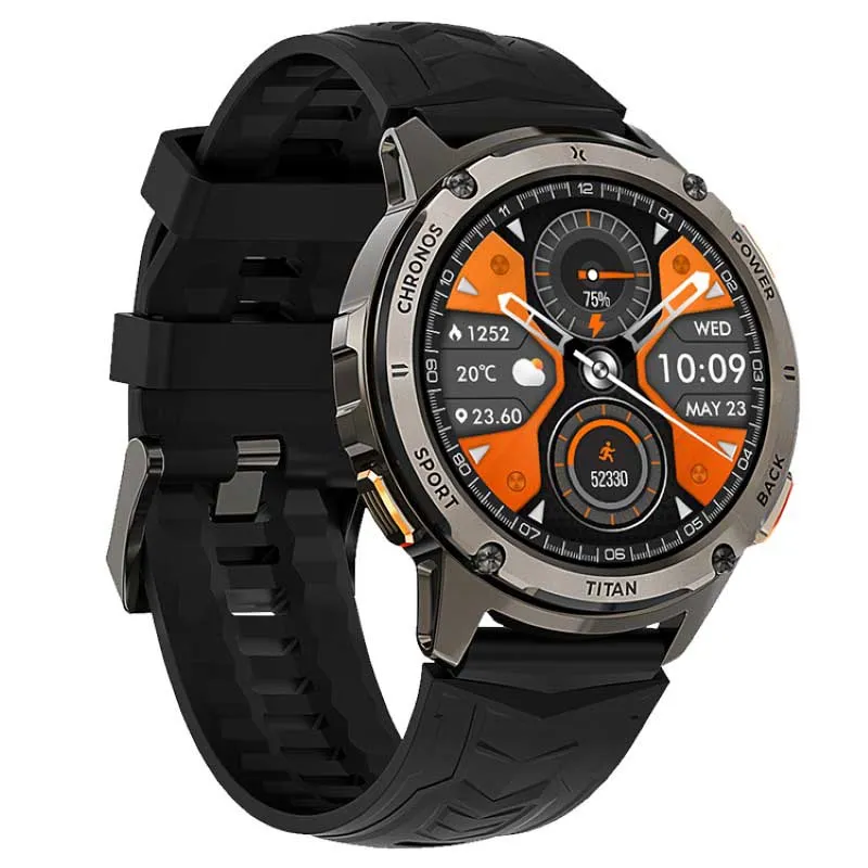 MaxCom Fw100 Titan Cronos Smartklocka, Black MaxCom Fw100 Titan Cronos Smartklocka, Black