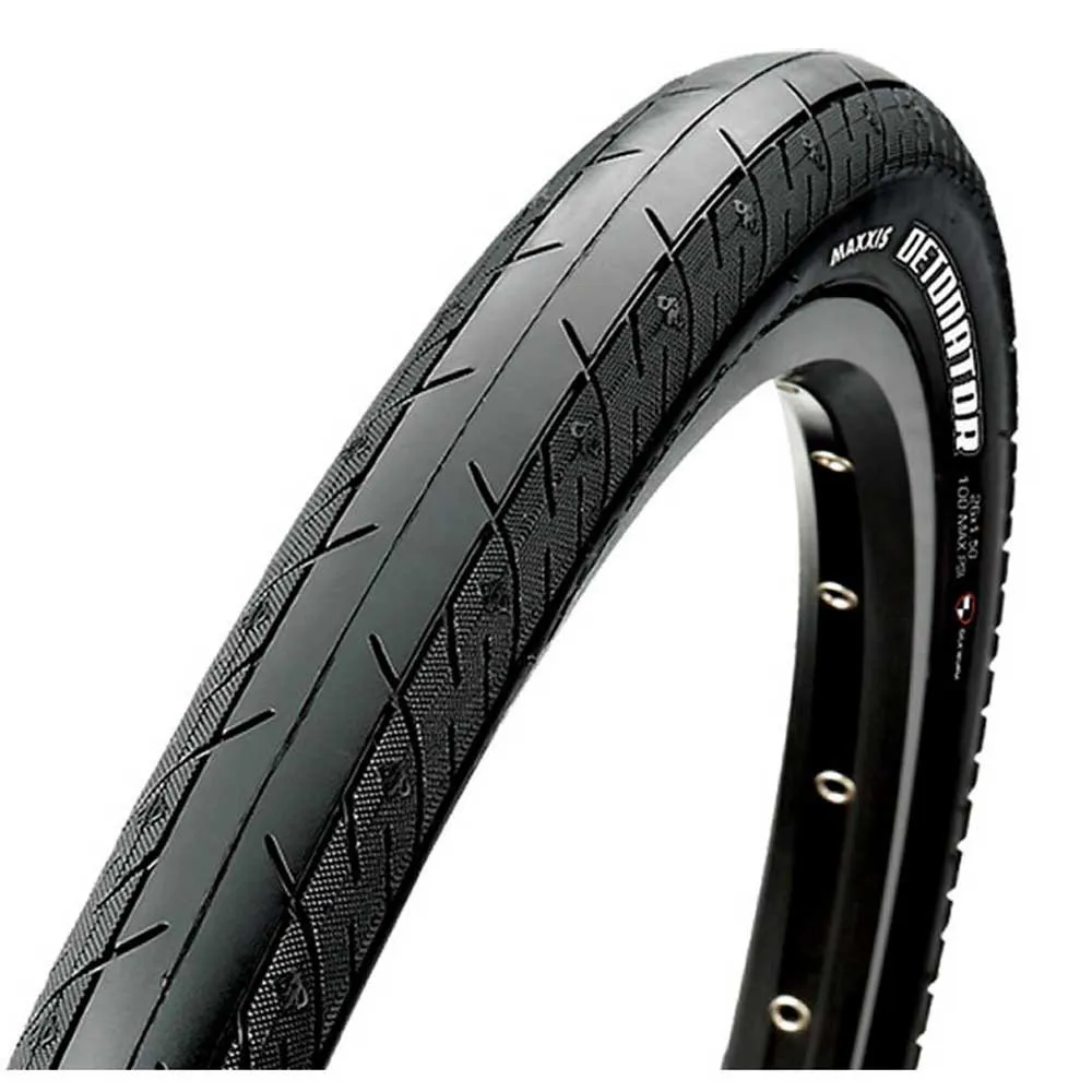 Maxxis Detonator 60 Tpi 650c X 32 Styv Landsvägsdäck, Black, 650C x 32