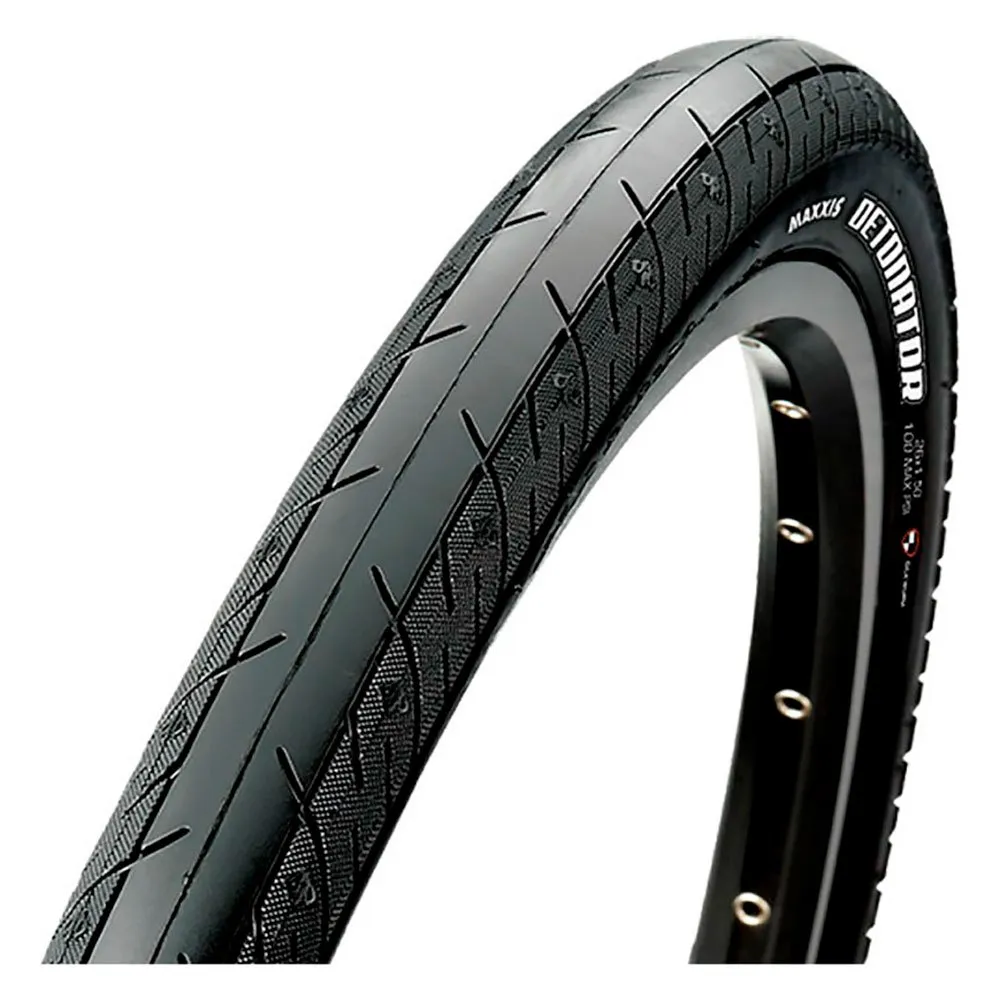 Maxxis Detonator Silkworm 60 Tpi 700c X 25 Urbandäck, Black, 700C x 25 Maxxis Detonator Silkworm 60 Tpi 700c X 25 Urbandäck, Black, 700C x 25