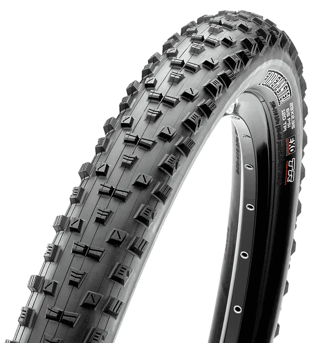 Maxxis Forekaster 29 x 2.20 EXO TR MTB Däck, Black, 29" x 2.20 Maxxis Forekaster 29 x 2.20 EXO TR MTB Däck, Black, 29" x 2.20