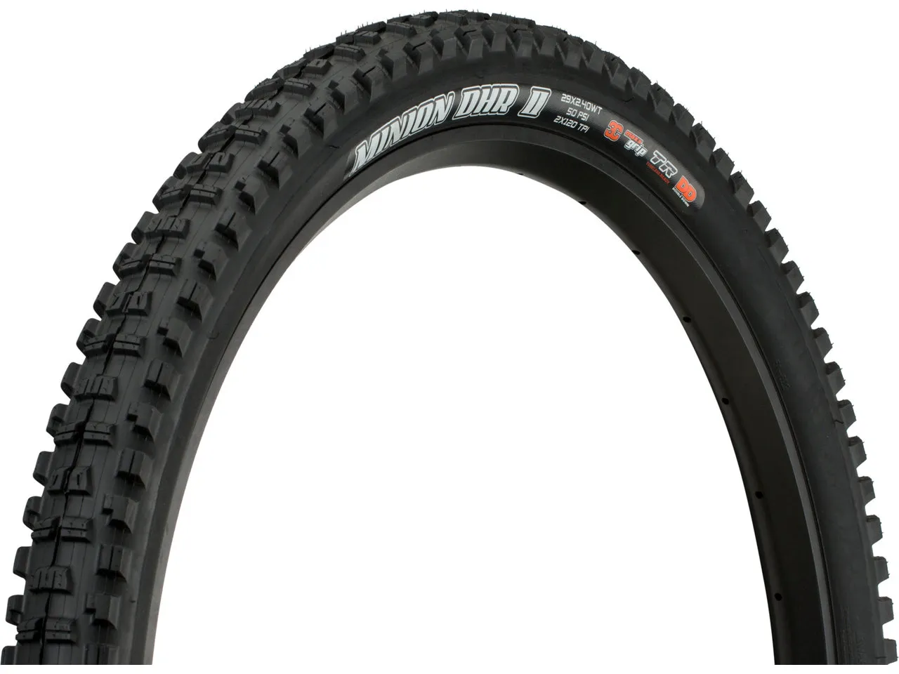 Maxxis Minion DHR II 3C MaxxGrip DD WT TR 29" Faltreifen Maxxis Minion DHR II 3C MaxxGrip DD WT TR 29" Faltreifen