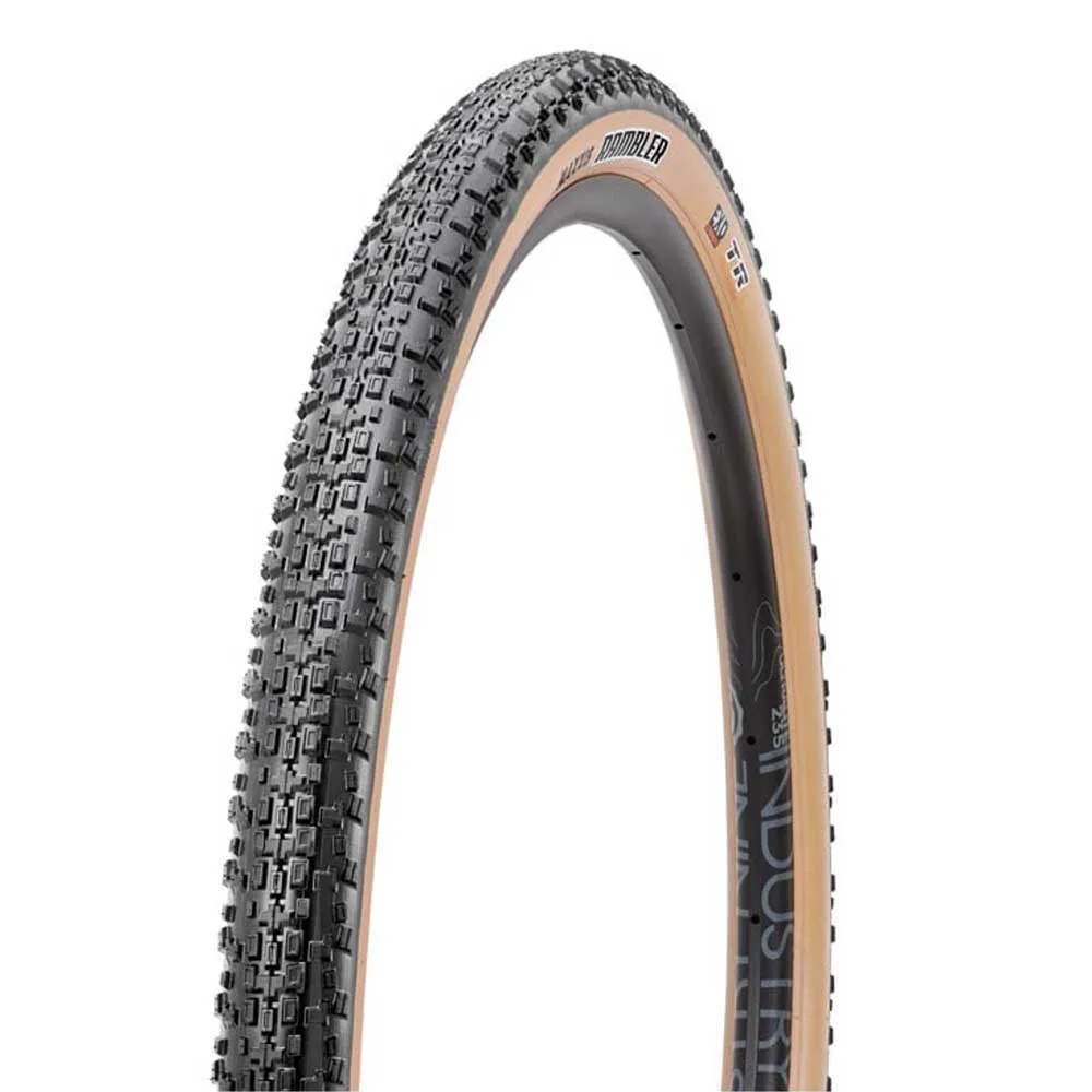Maxxis Rambler 60 Tpi Hypr-x/exo Tubeless 700c X 45 Graveldäck, Black / brown, 700C x 45