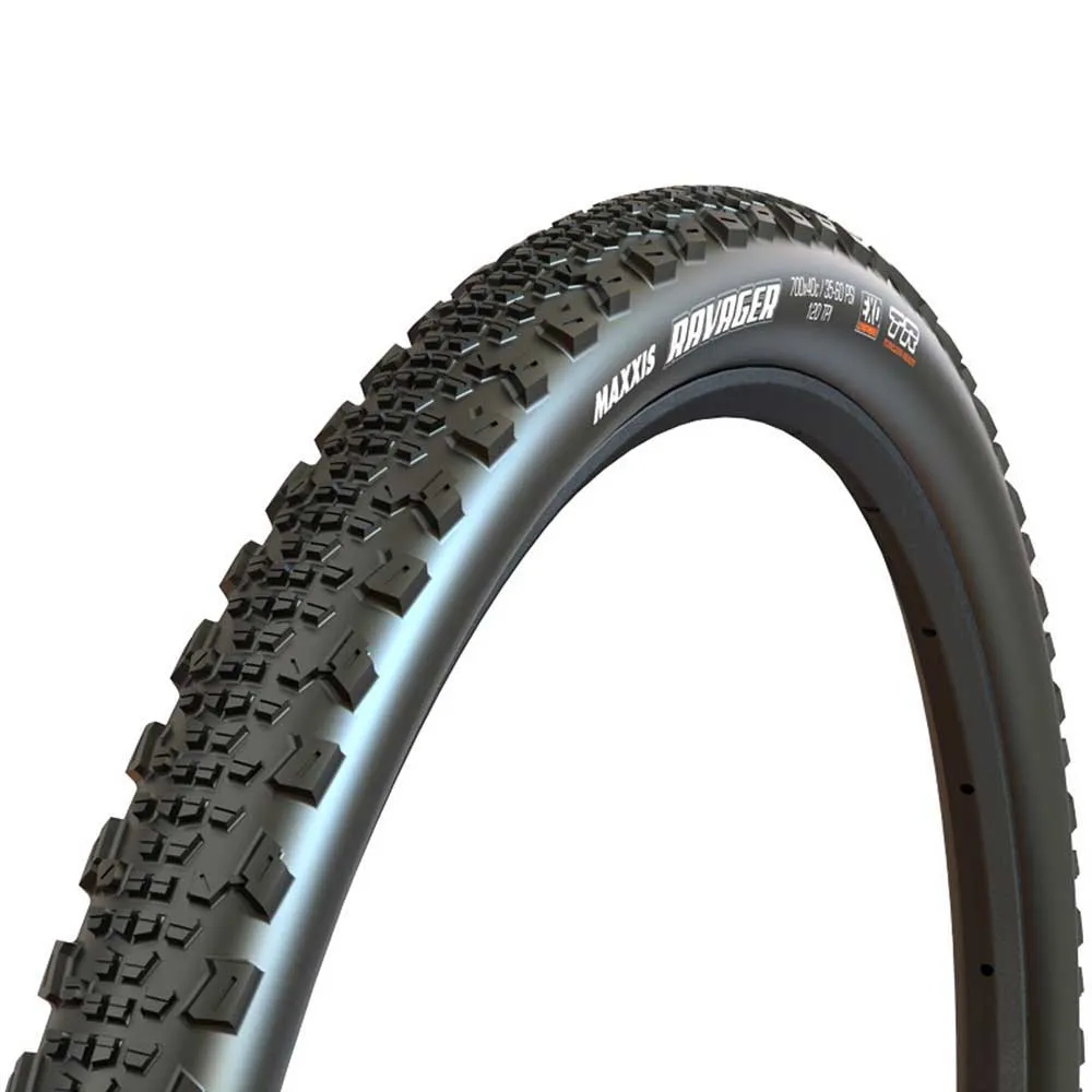 Maxxis Ravager 60 Tpi Exo Tubeless 700c X 45 Graveldäck, Black, 700C x 45