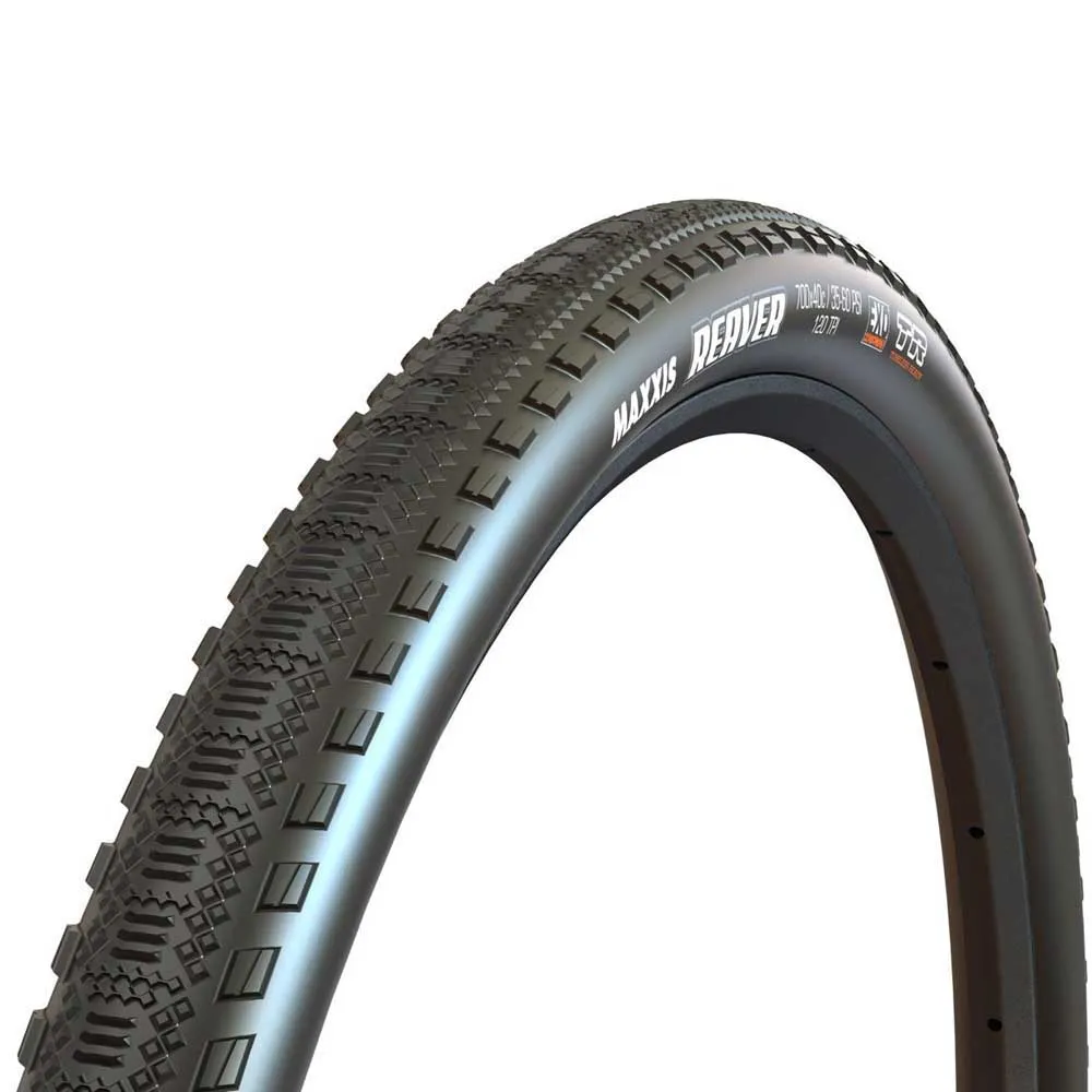 Maxxis Reaver 120 Tpi Hypr X/exo Tubeless 700c X 45 Styvt Graveldäck, Black, 700C x 45