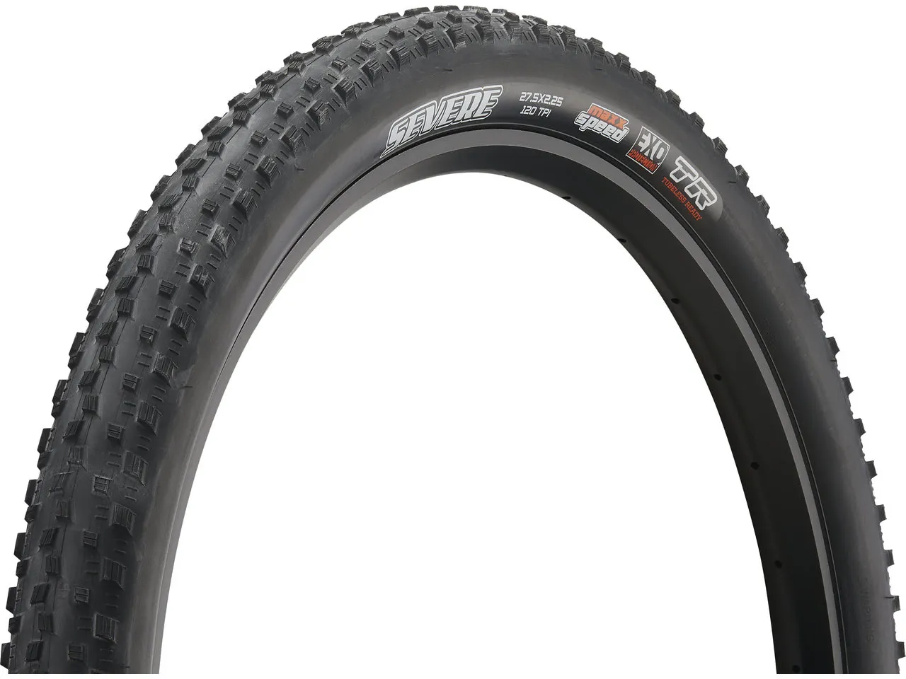 Maxxis Severe MaxxSpeed EXO TR 27,5" Faltreifen, Black, 27.5" x 2.25 Maxxis Severe MaxxSpeed EXO TR 27,5" Faltreifen, Black, 27.5" x 2.25