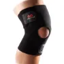 McDavid Knee Wrap/adjustable With Open Patella Knäskydd, Black, One Size