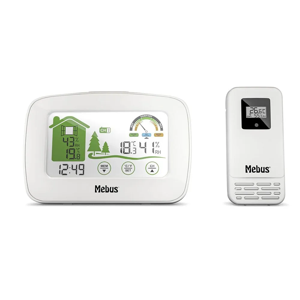 Mebus 40903 Väderstation, White, One Size