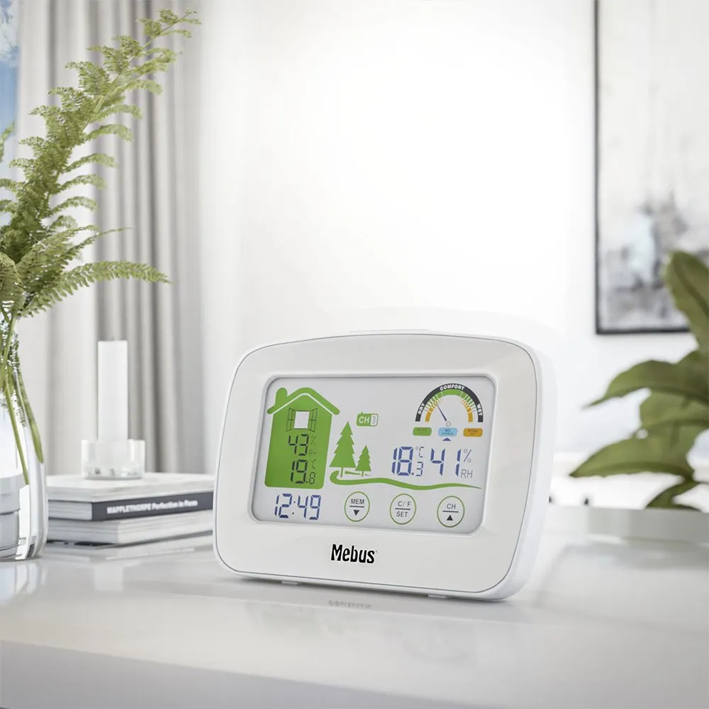 Mebus 40903 Väderstation, White, One Size