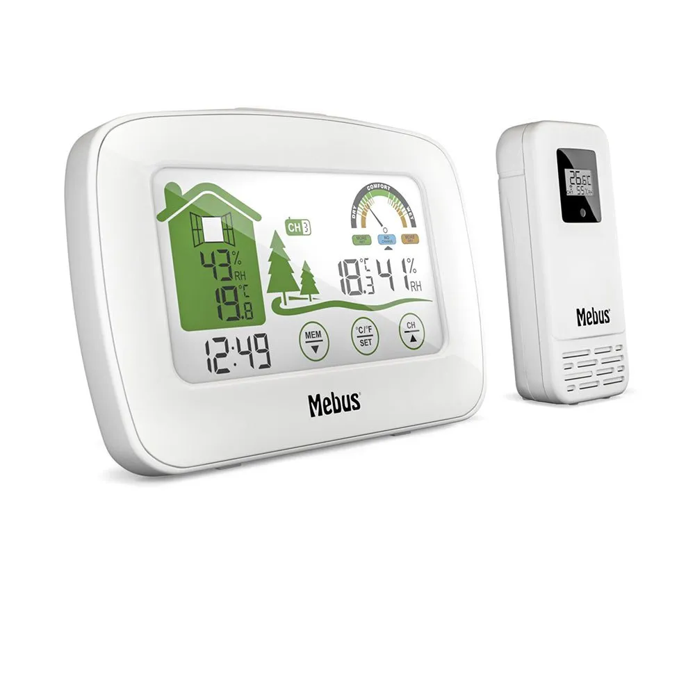 Mebus 40903 Väderstation, White, One Size