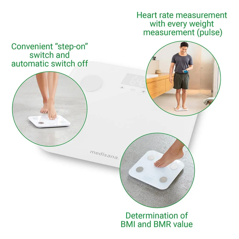 Medisana Bs 600 Våg, White, One Size