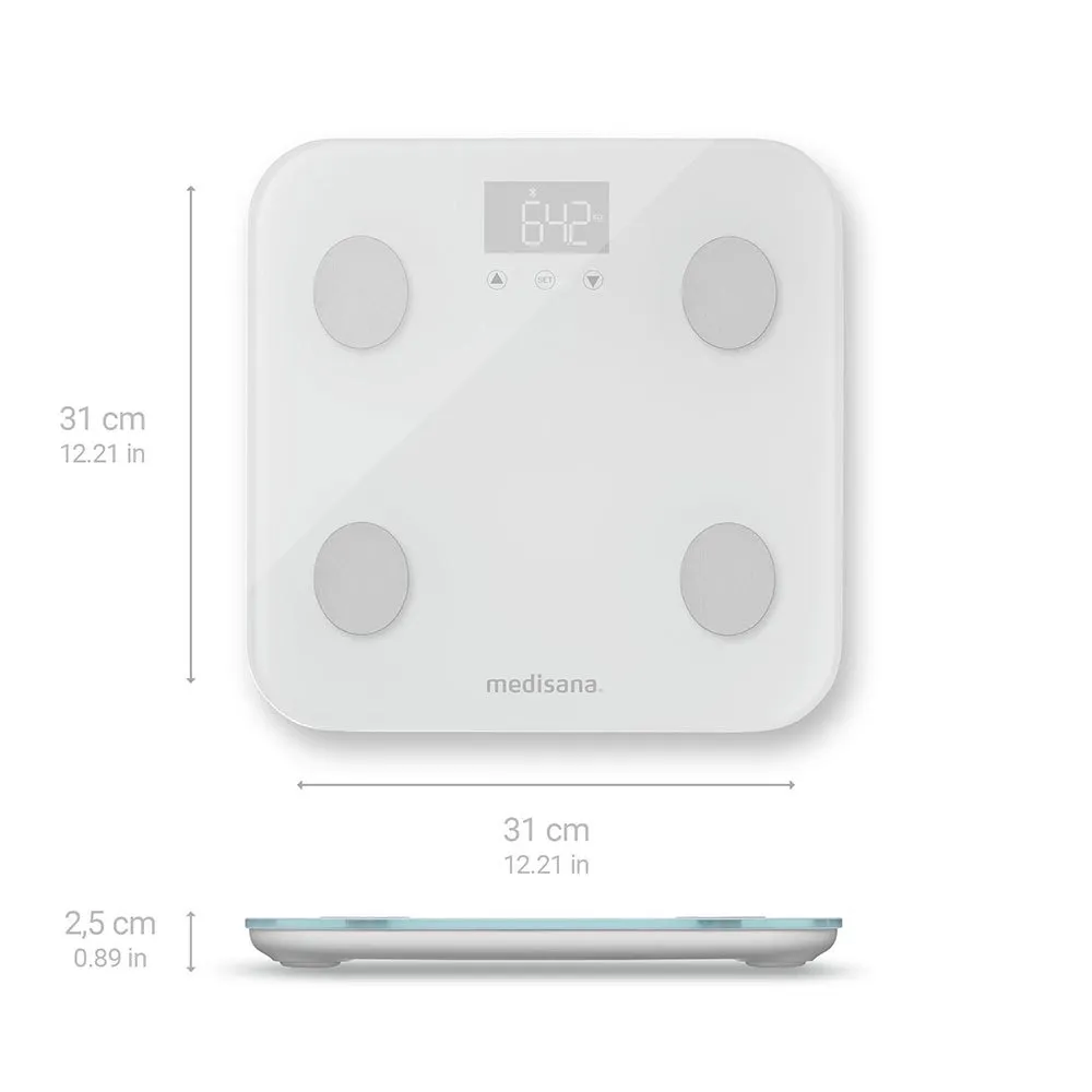 Medisana Bs 600 Våg, White, One Size