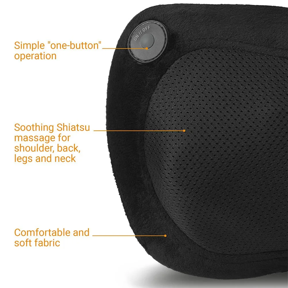 Medisana Mc 200 Massagekudde, Black, One Size