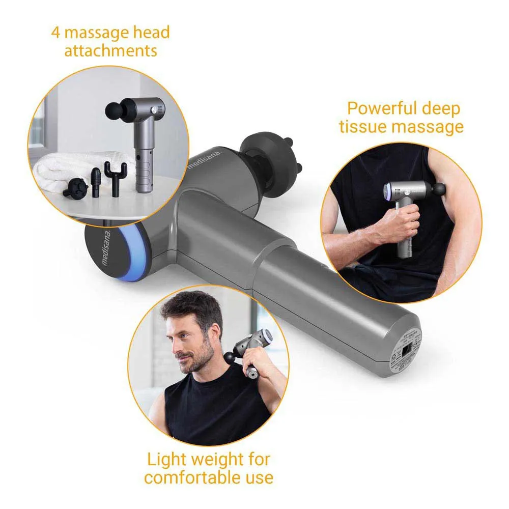 Medisana Mg 500 Pro Massagepistol, Black, One Size