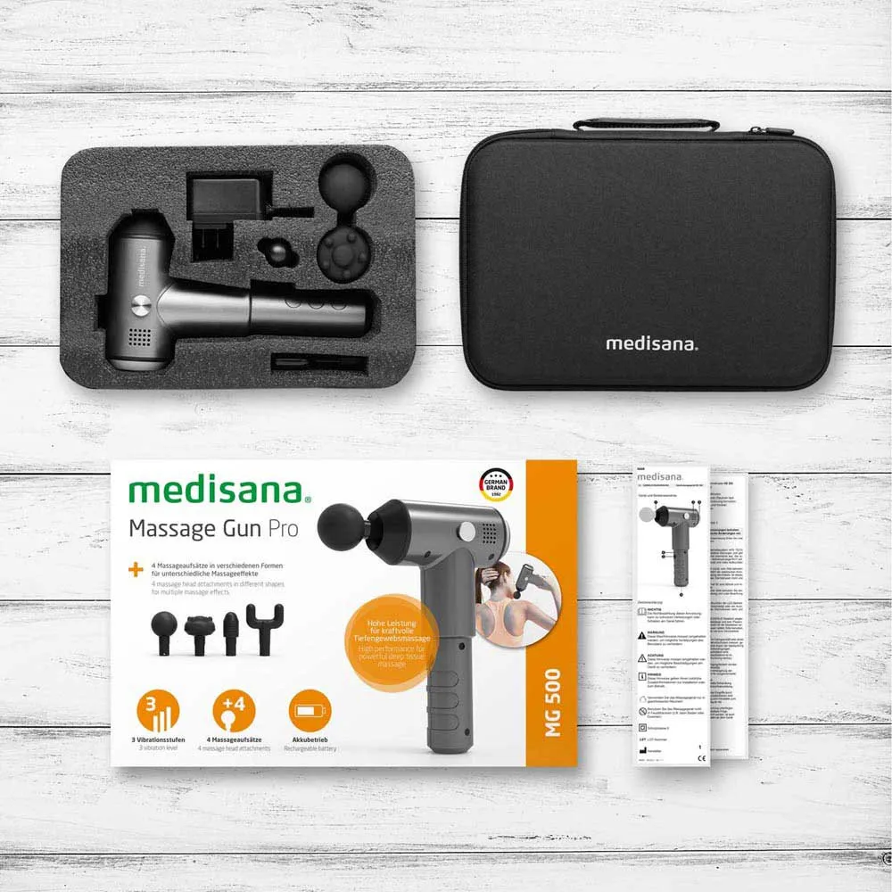 Medisana Mg 500 Pro Massagepistol, Black, One Size