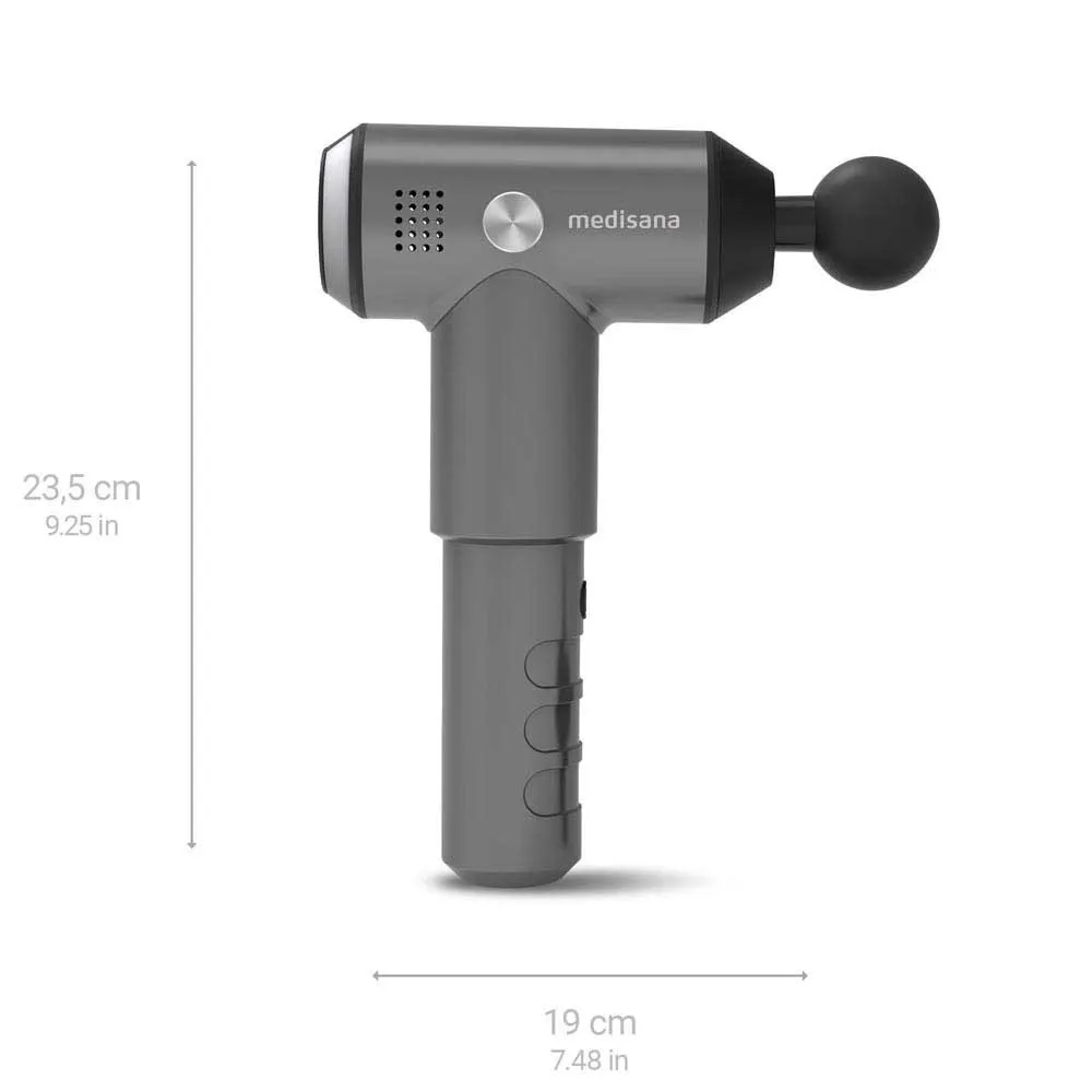 Medisana Mg 500 Pro Massagepistol, Black, One Size