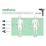 Medisana Mg 500 Pro Massagepistol, Black, One Size