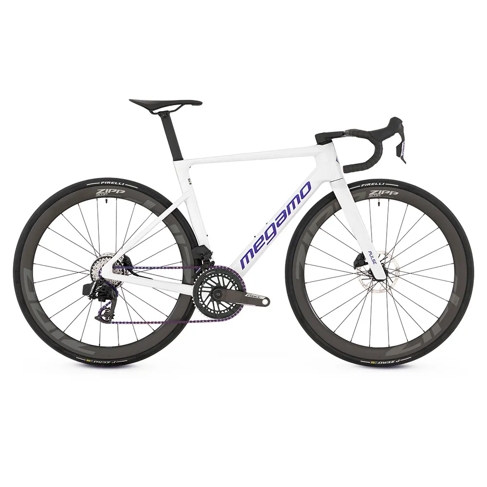 Megamo Pulse 04 Slr Force Axs 2026 Racercykel, White ice