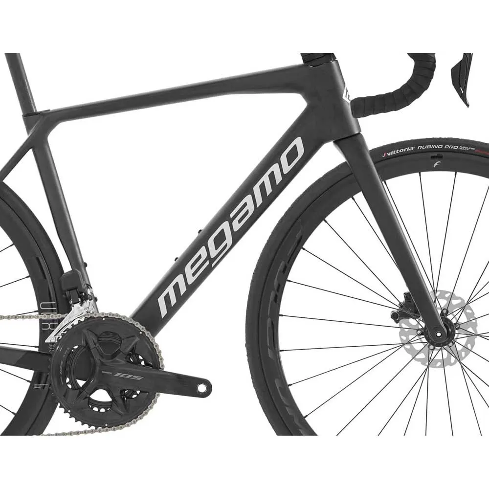 Megamo Raise 15 Sh12 105 Di2 2024 Racercykel, Black