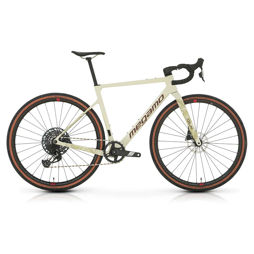 Megamo Silk 05 Apex Axs 2025 Gravelcykel, Beige