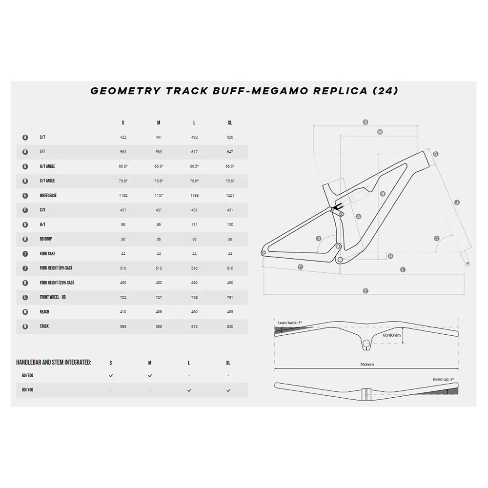 Megamo Track Buff Megamo Replica 29´´ Xx Eagle Axs 2024 Mtb Cykel