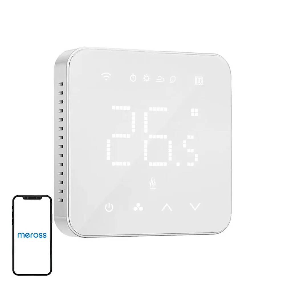 Meross Mts200hk Eu Homekit Smart Termostat, White, One Size