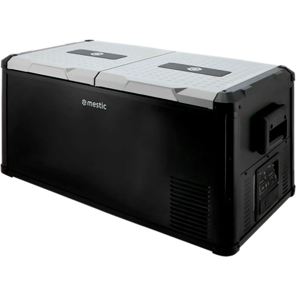 Mestic Mccp-75 Ac/dc Dual Zone Styv Bärbar Kylbox, Black, One Size