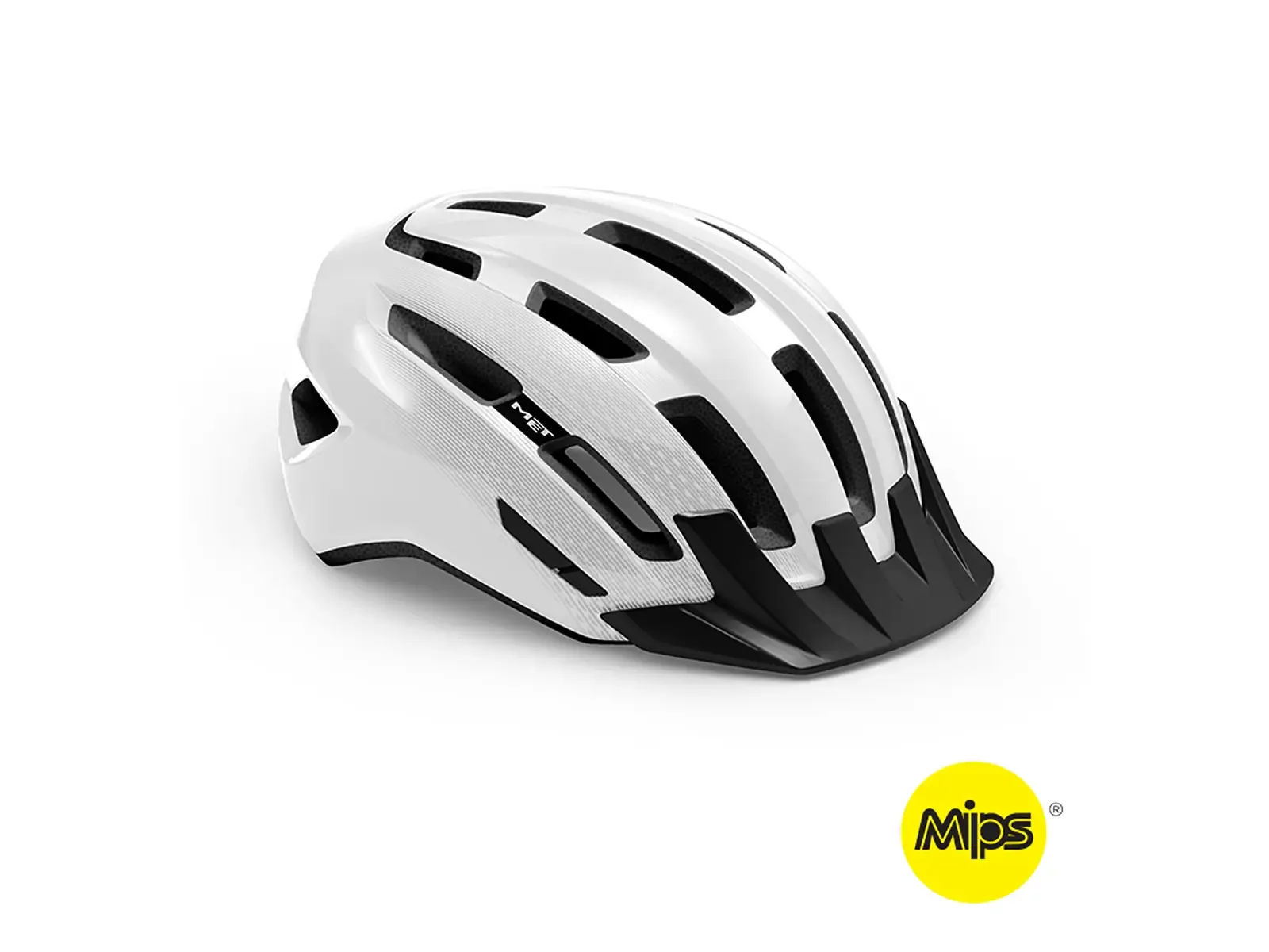 MET Downtown Mips Cykelhjälm Yellow/Glossy MET Downtown Mips Cykelhjälm Yellow/Glossy