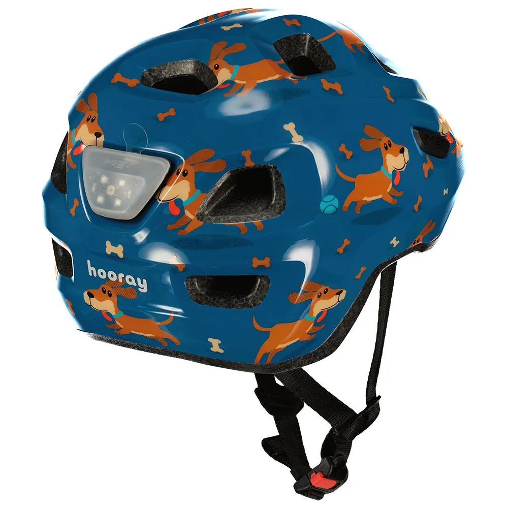 MET Hooray Mips Juniorhjälm, Blue teckel glossy