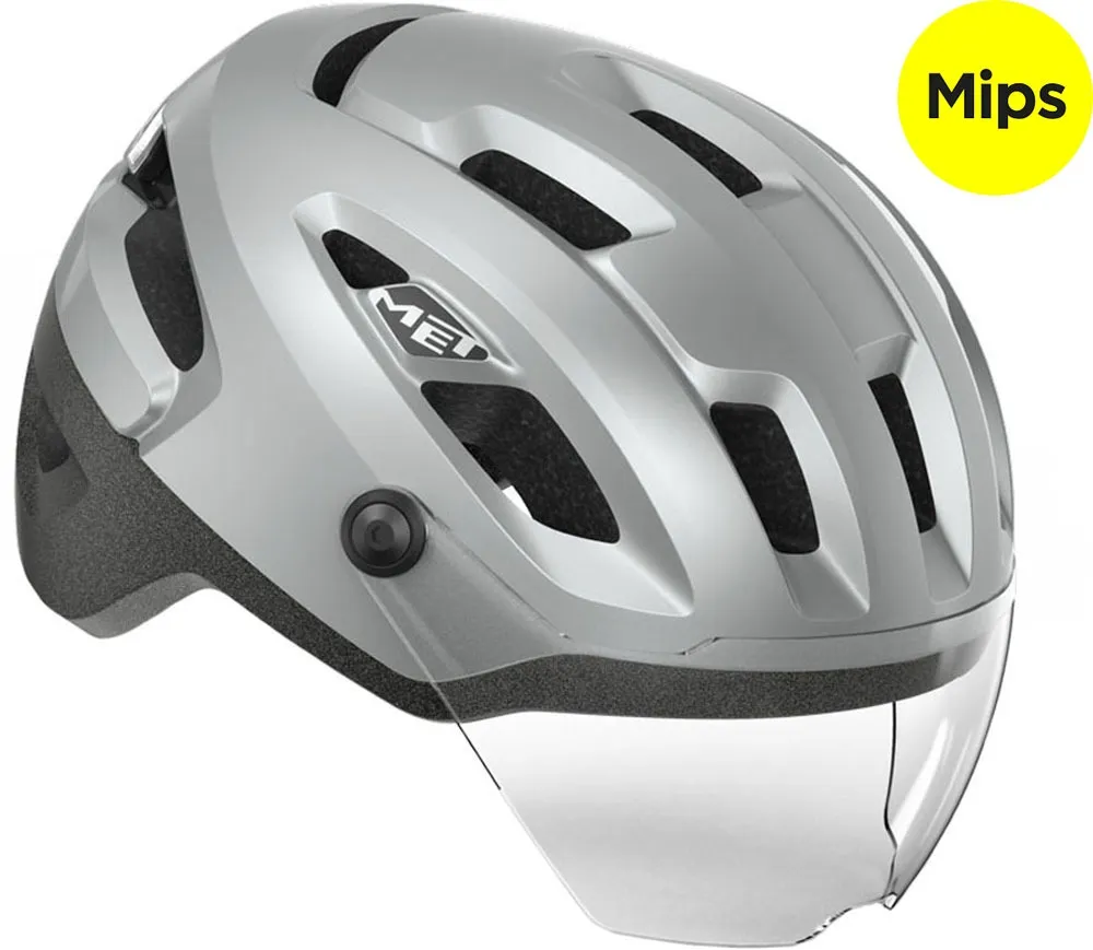 MET Intercity Mips cykelhjälm Reflective Matt visir MET Intercity Mips cykelhjälm Reflective Matt visir
